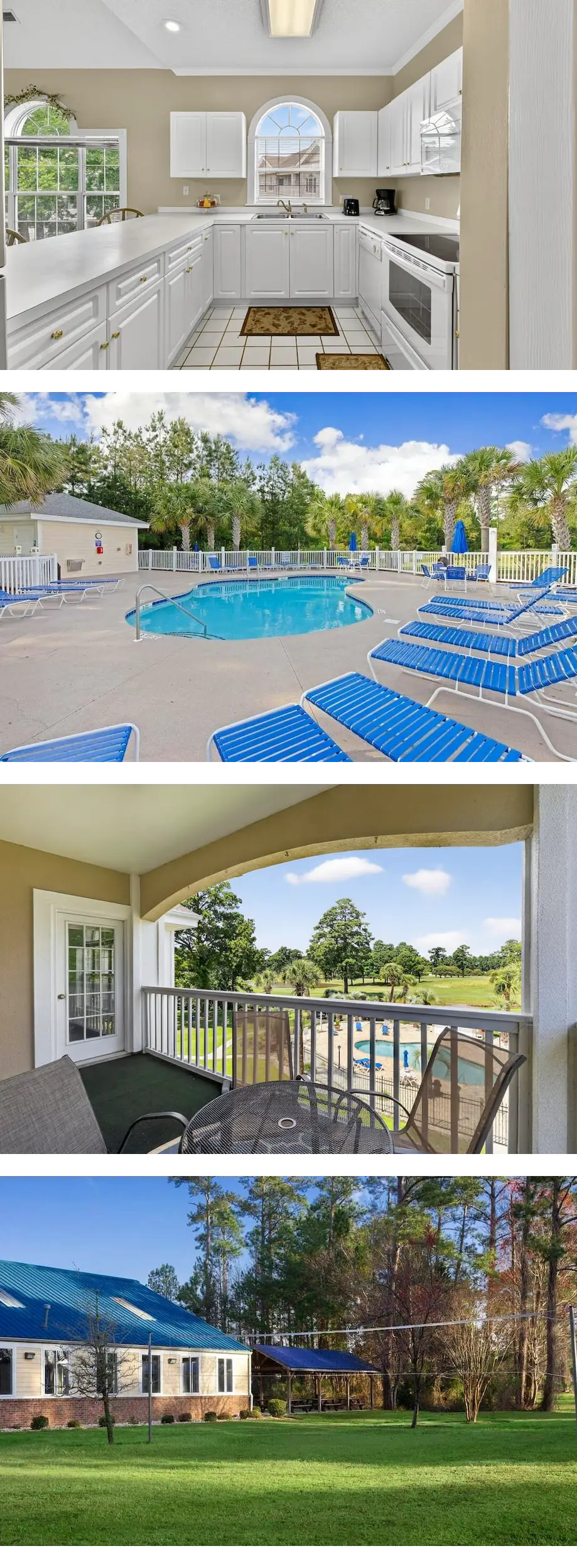 Myrtle Beach Golf Villa | Pool View | Bl...