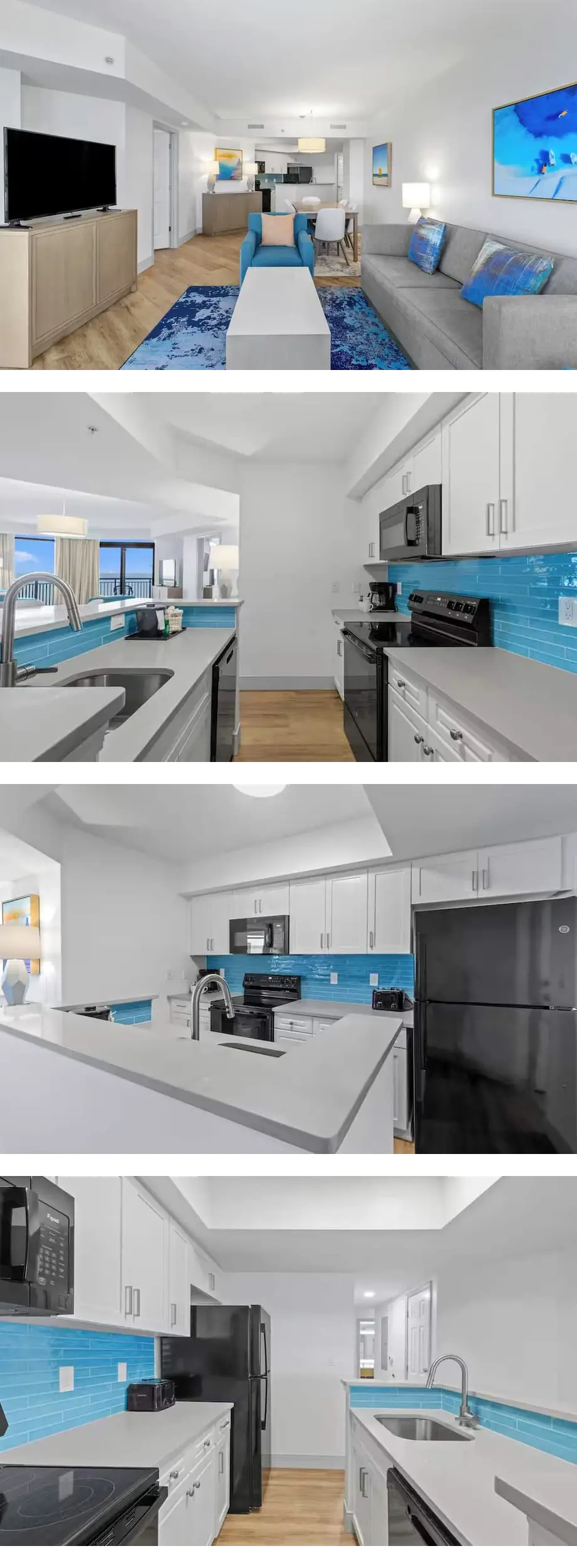 Large 4BR Beachfront Condo Near Boardwal...