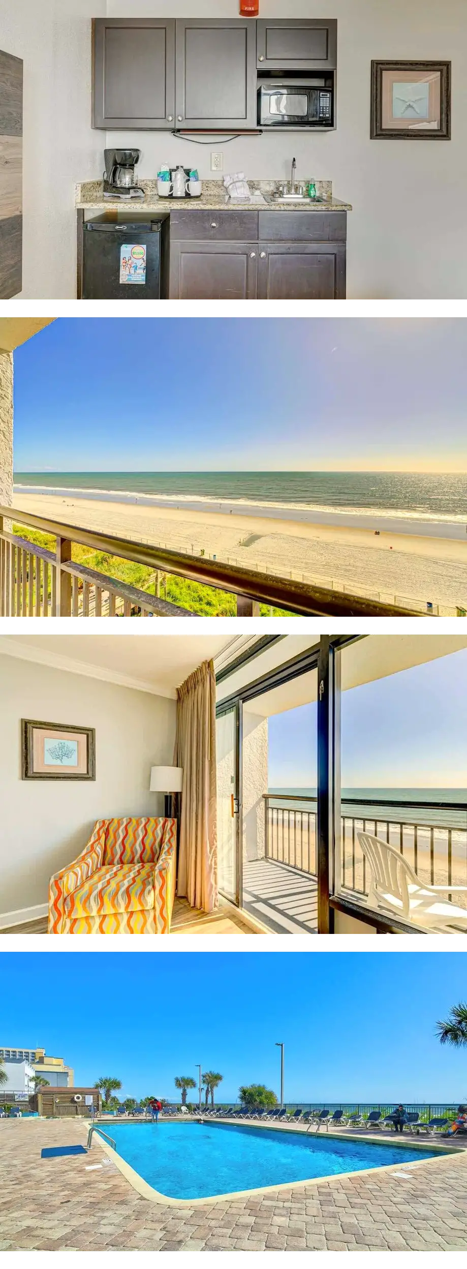 Oceanfront Balcony with Pools, Lazy Rive...