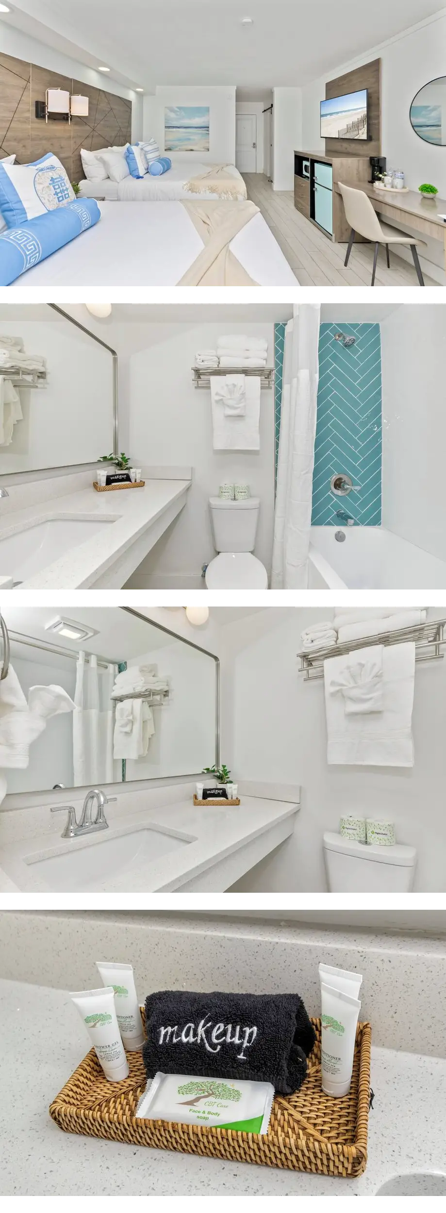 Refreshed & Modern Studio w/2 Queen Beds...