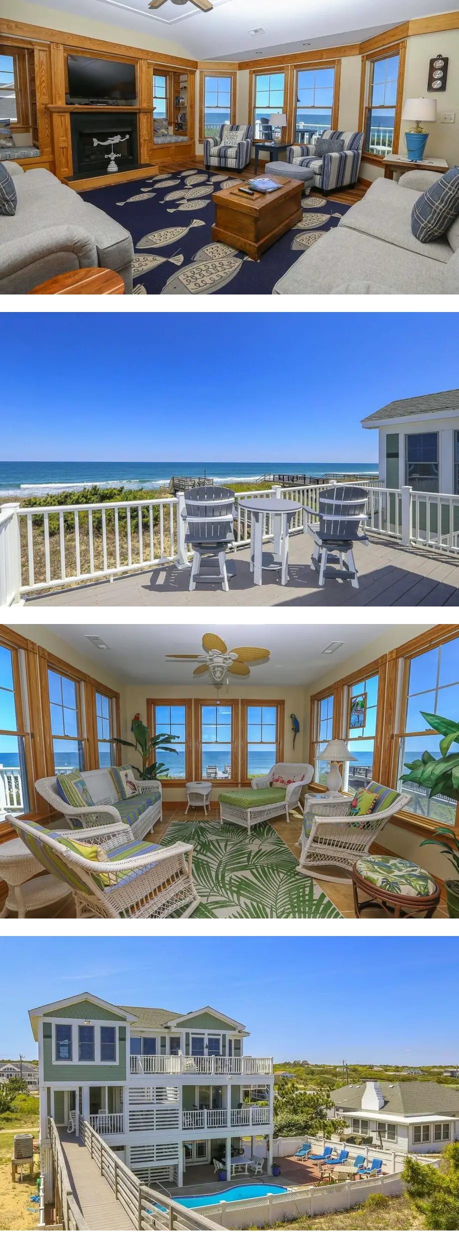 Seven Seas - 4 BR Oceanfront Home w/Priv...