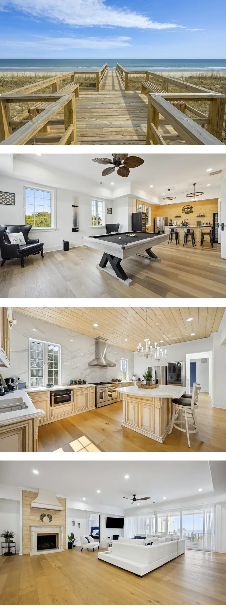 Blue Southern Charm Oceanfront 7BR Spaci...