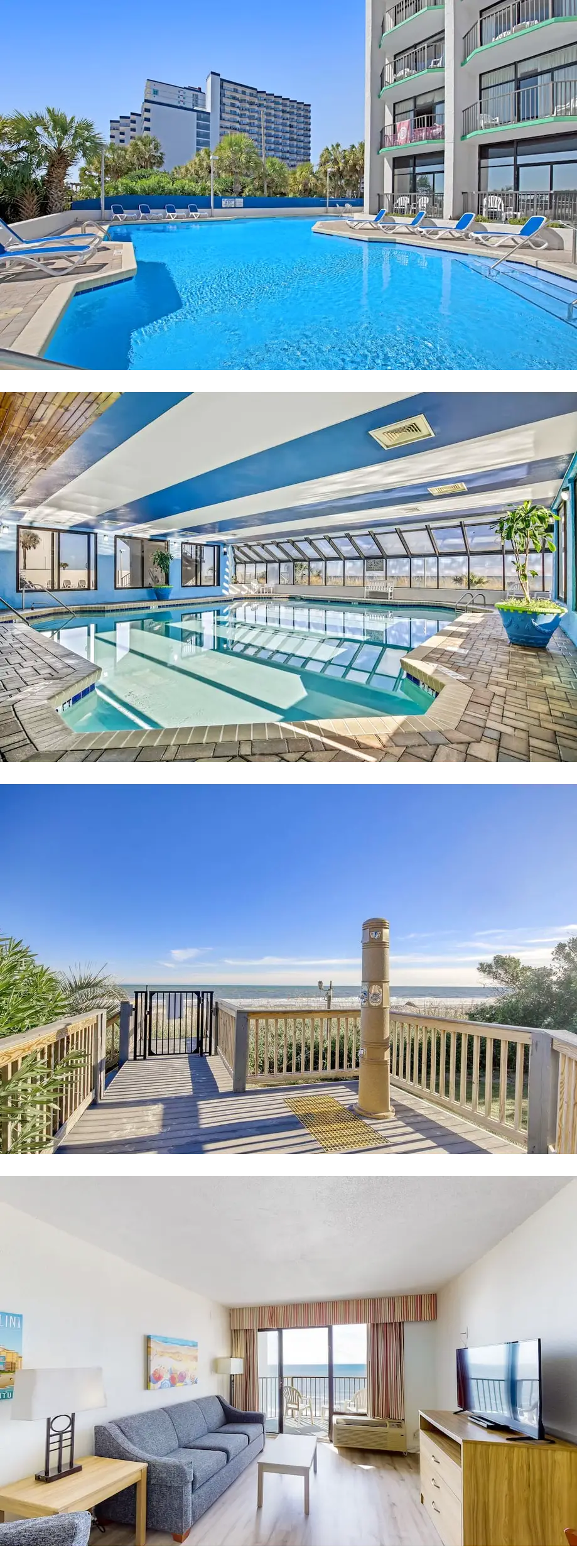 Ocean Park 708 Oceanfront 1 Bedroom