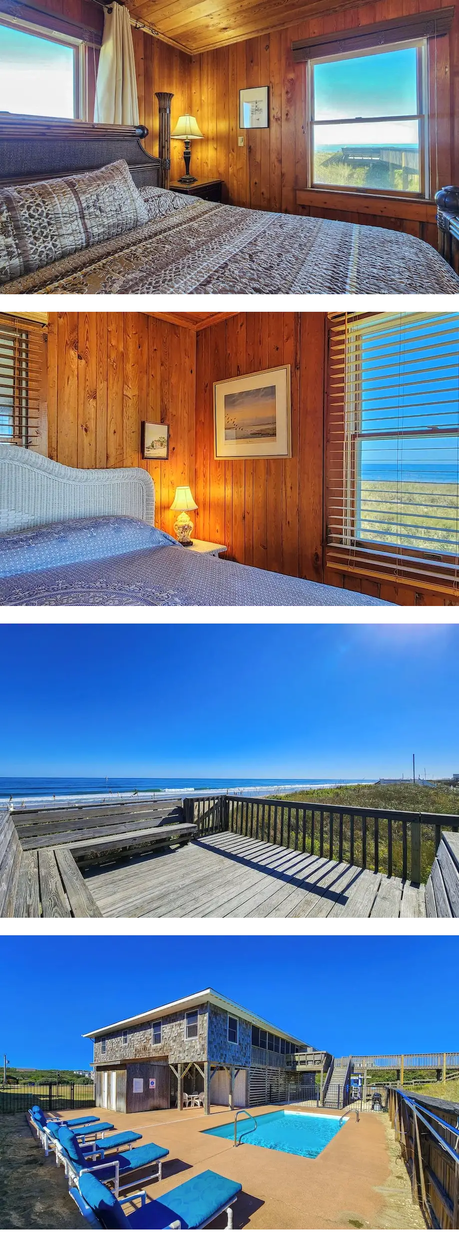 Captain's R&R - 5 BR Oceanfront Home w/P...