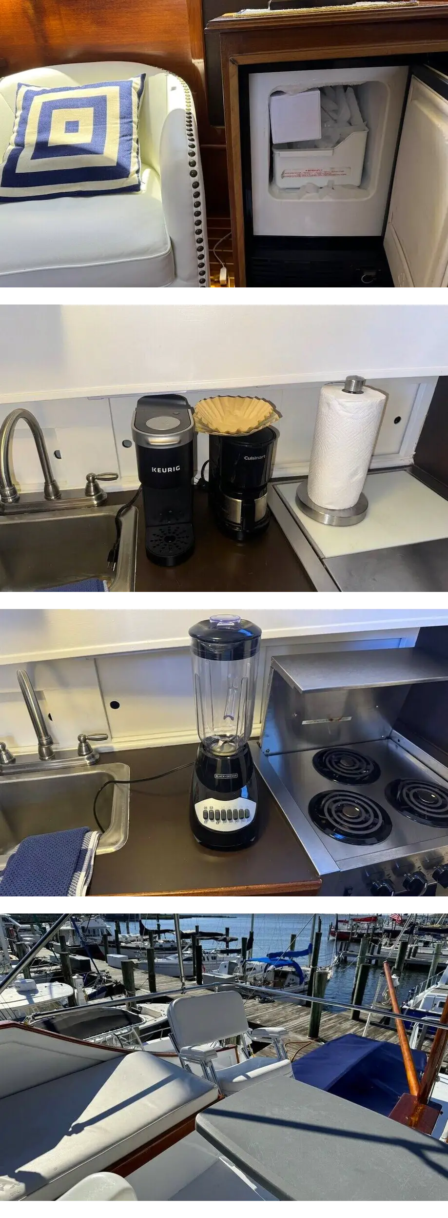 THE STARRY BANNER! Classic yacht docked ...