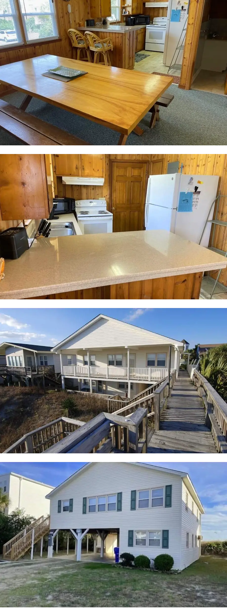 Down Yonda 3 BR Oceanfront Beach Cottage