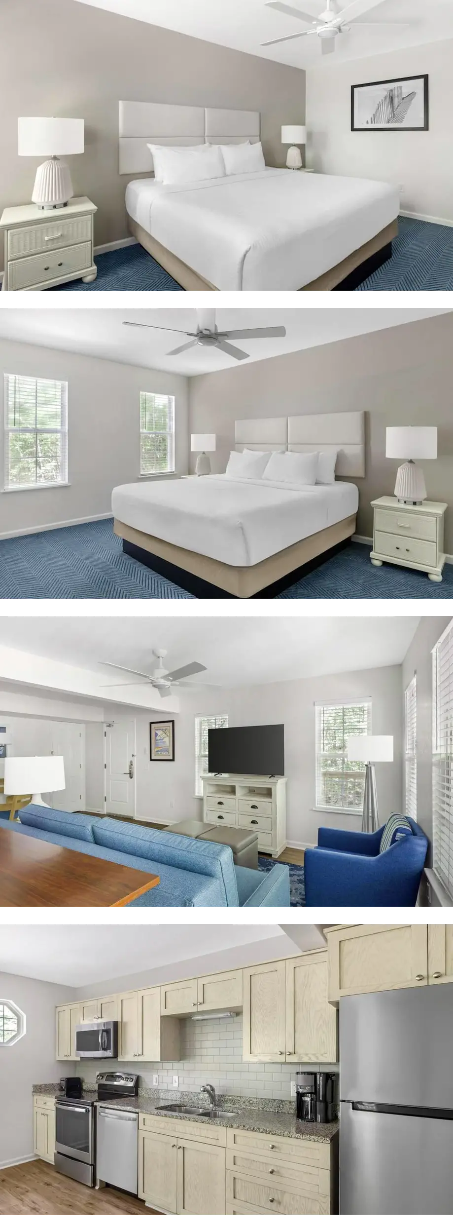 3 Serene 1BR Suites: Kitchen & Nature Vi...