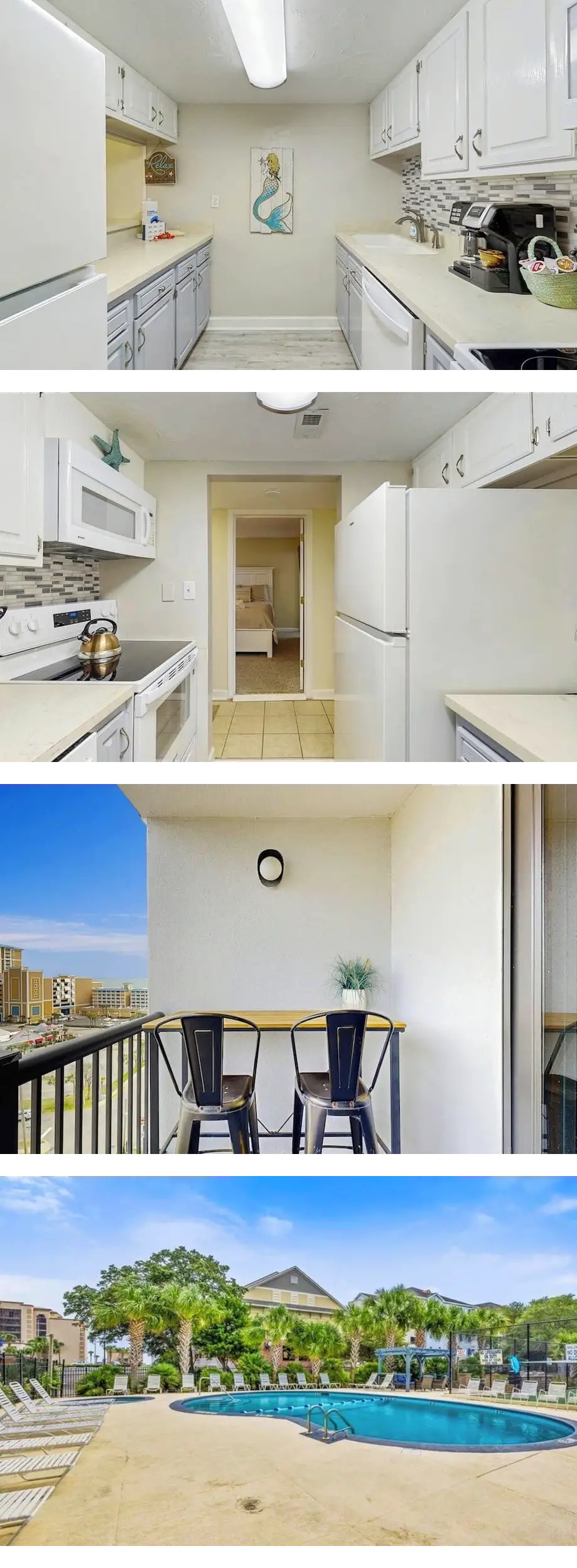 Oceanview condo with pool, private balco...