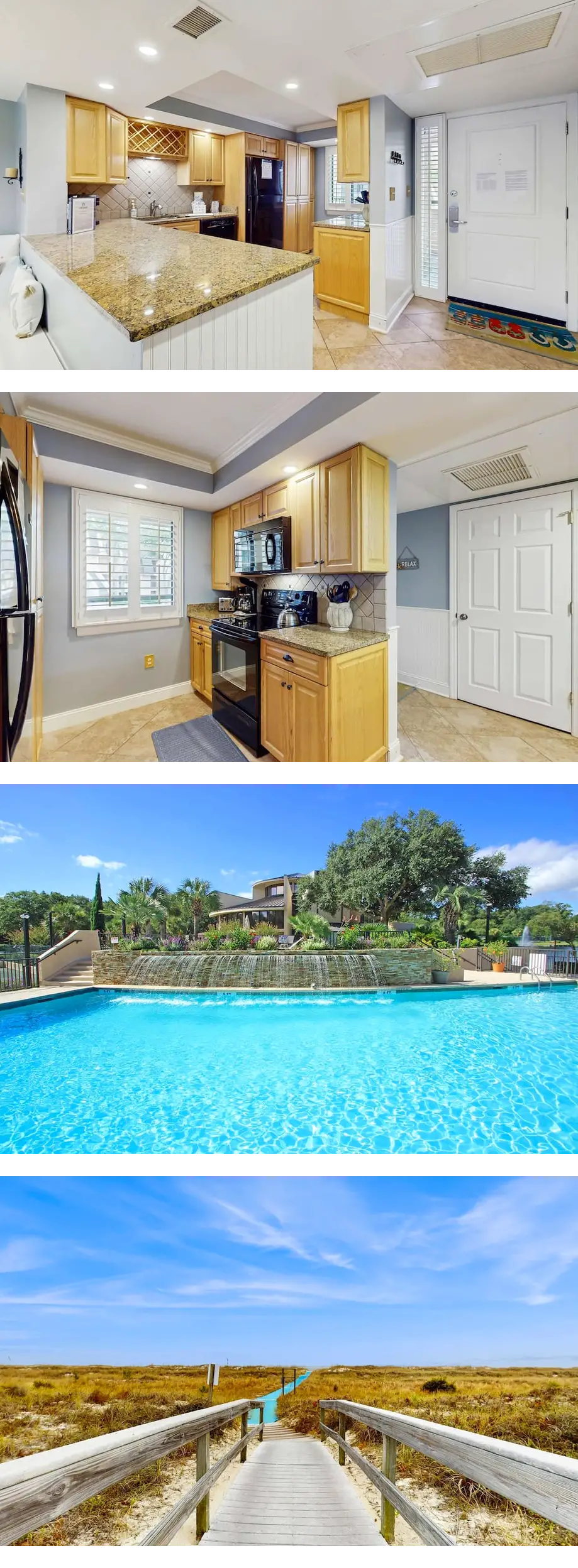 Oceanfront villa with WiFi, full kitchen...