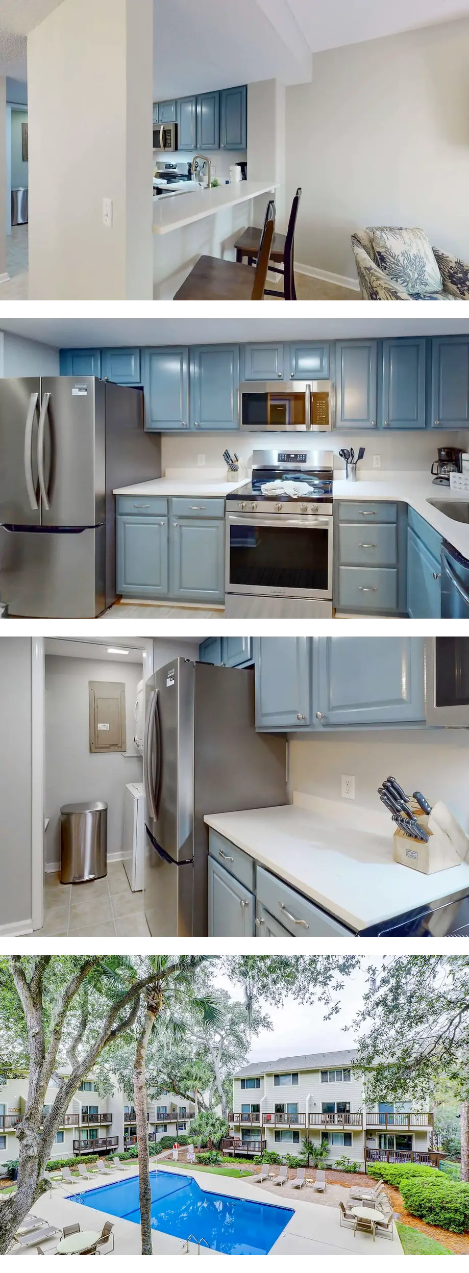 Comfortable getaway with pool, full kitc...