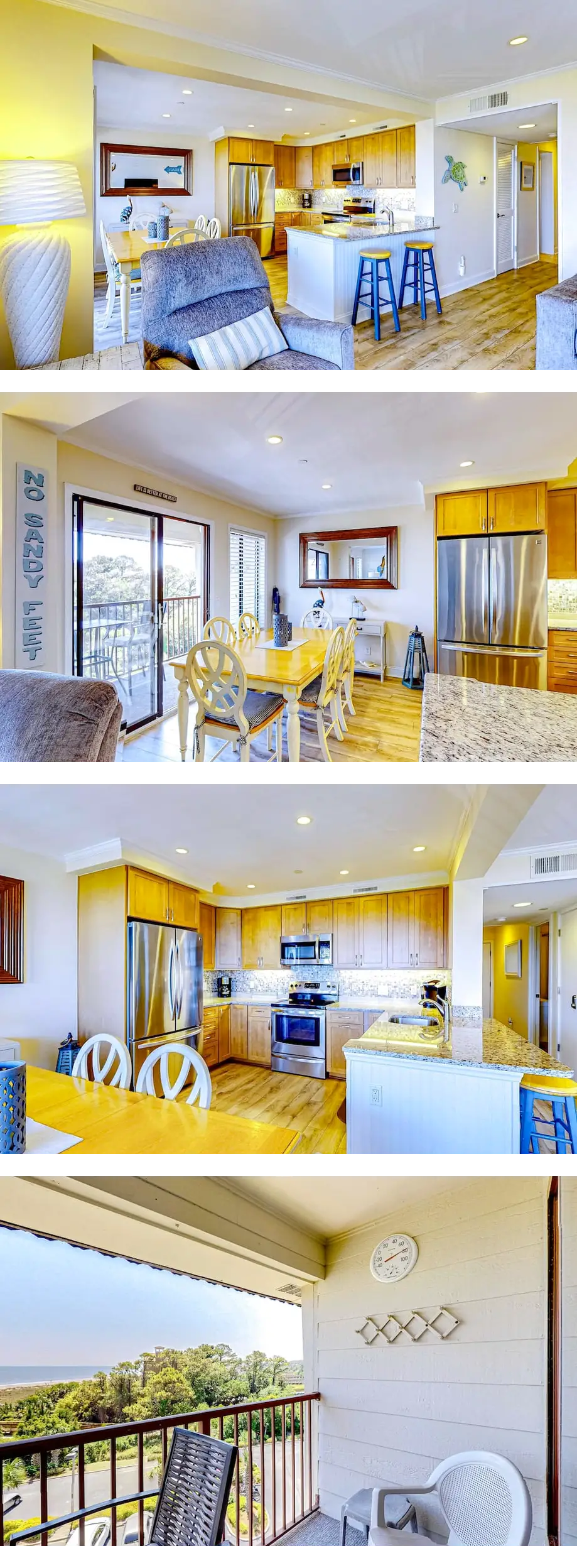 Newly renovated beachfront condo with po...
