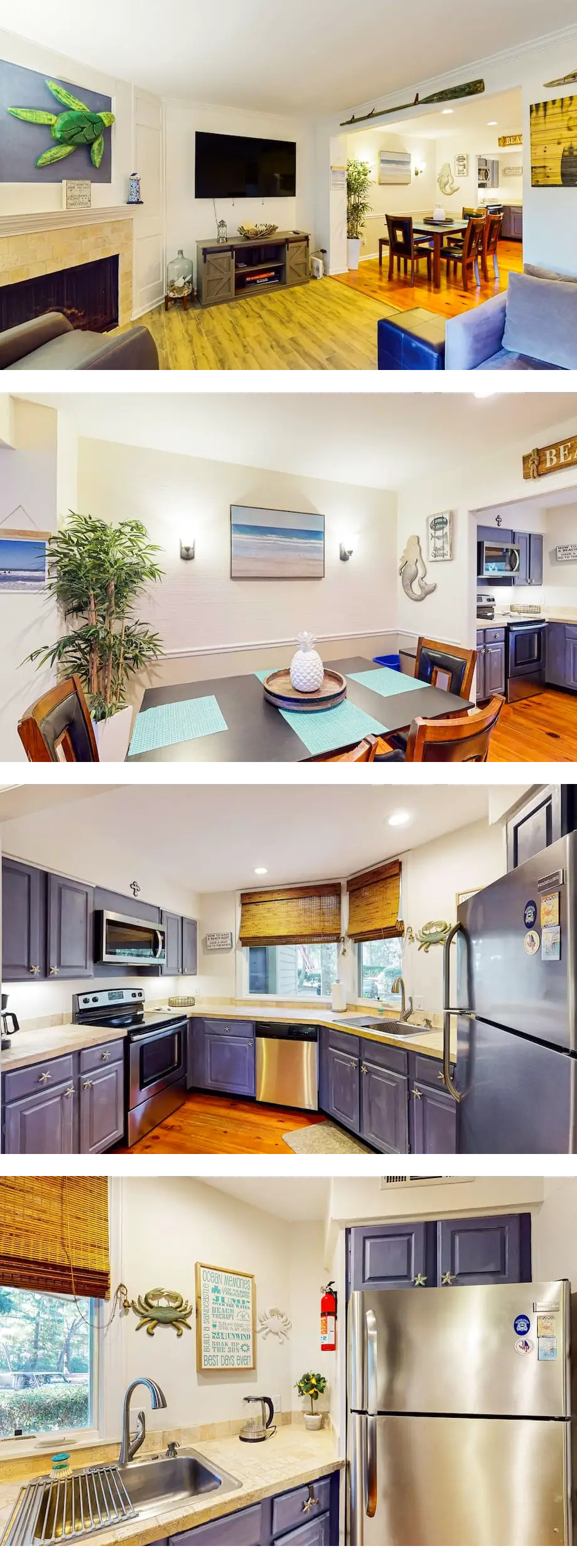 Golf course-view condo with beach access...