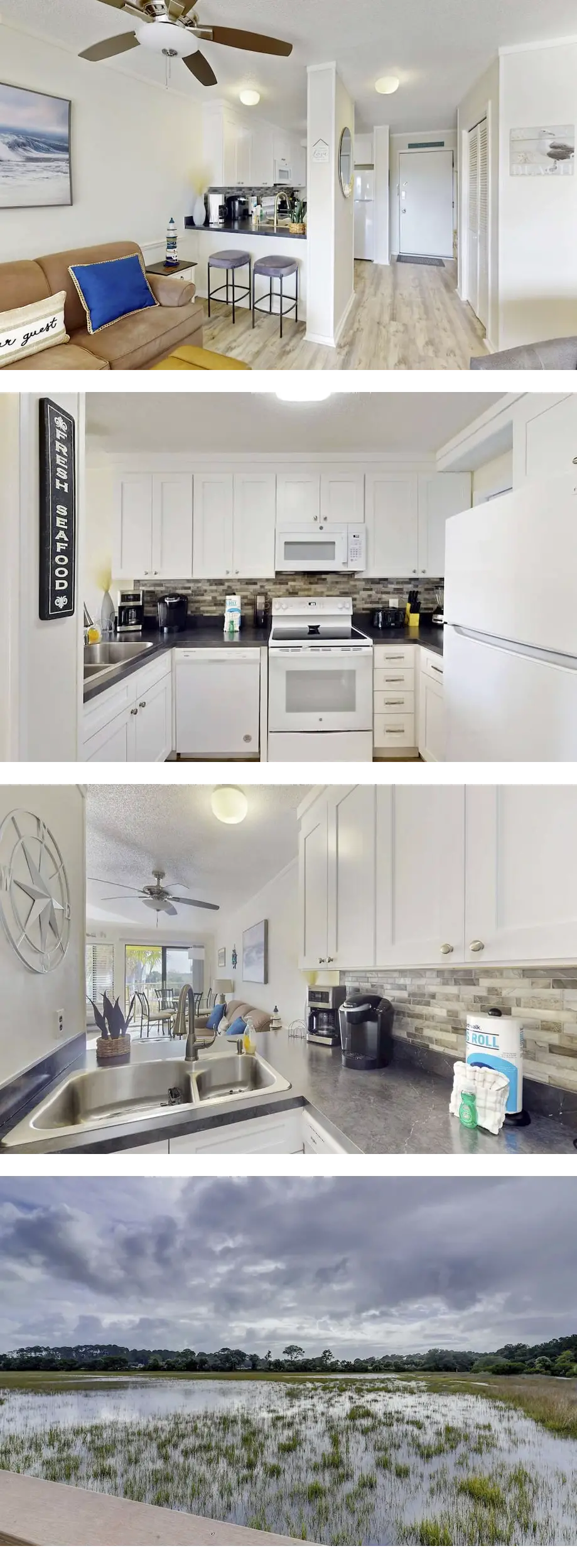 Beach condo with balcony, pools, & hot t...