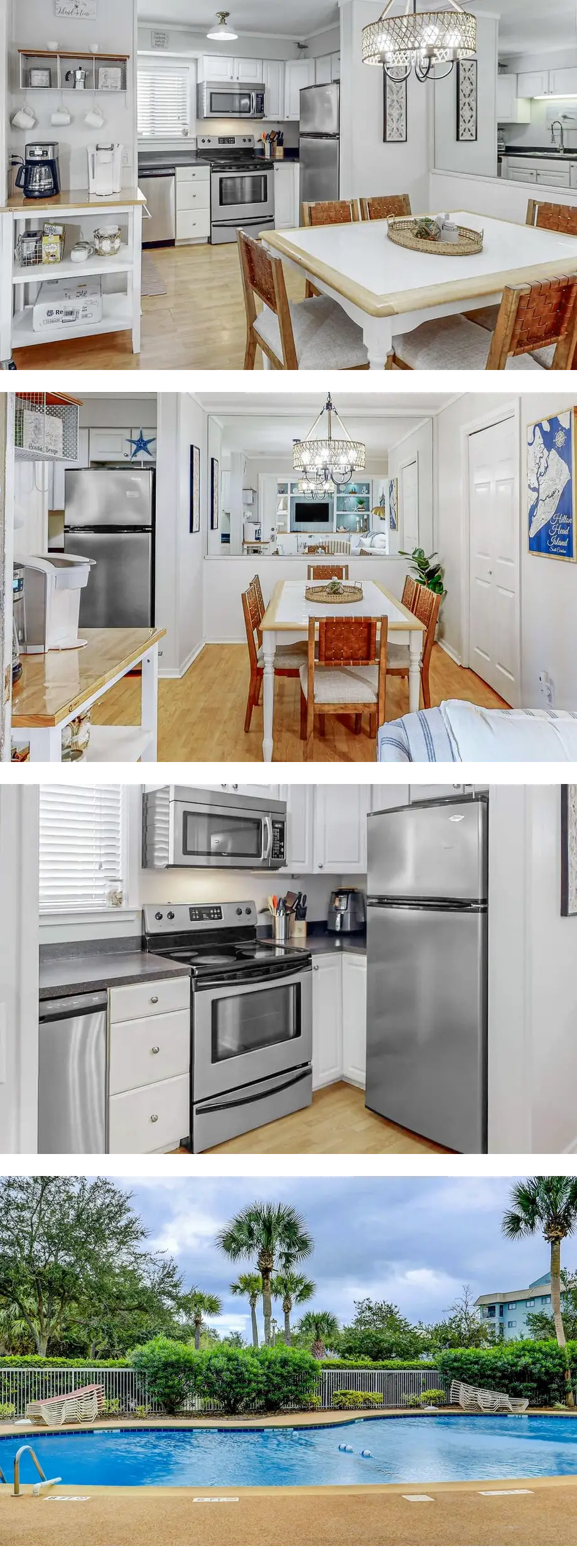 Coastal chic condo- Pools, Tennis Court,...