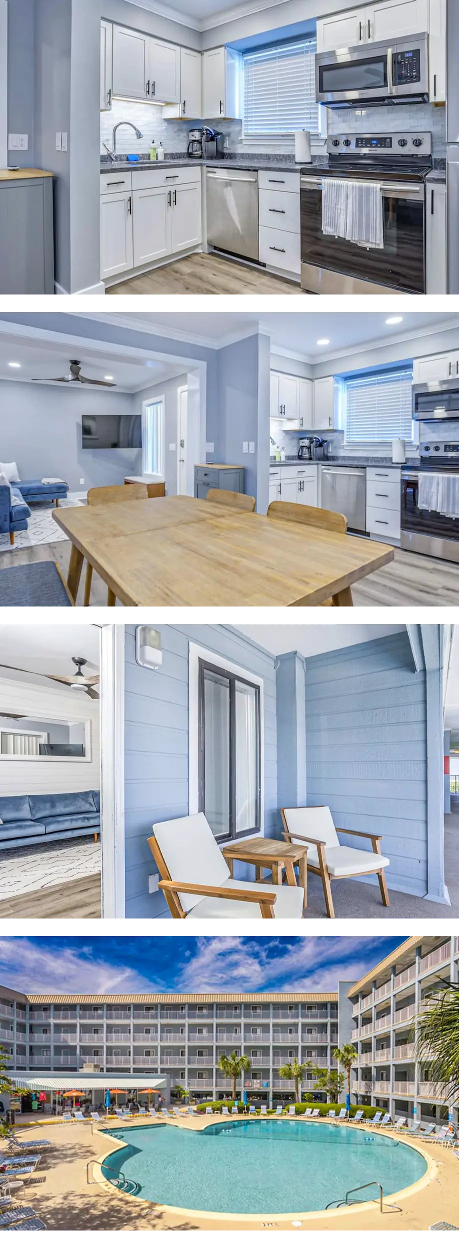 Updated getaway with pools, hot tub, clo...