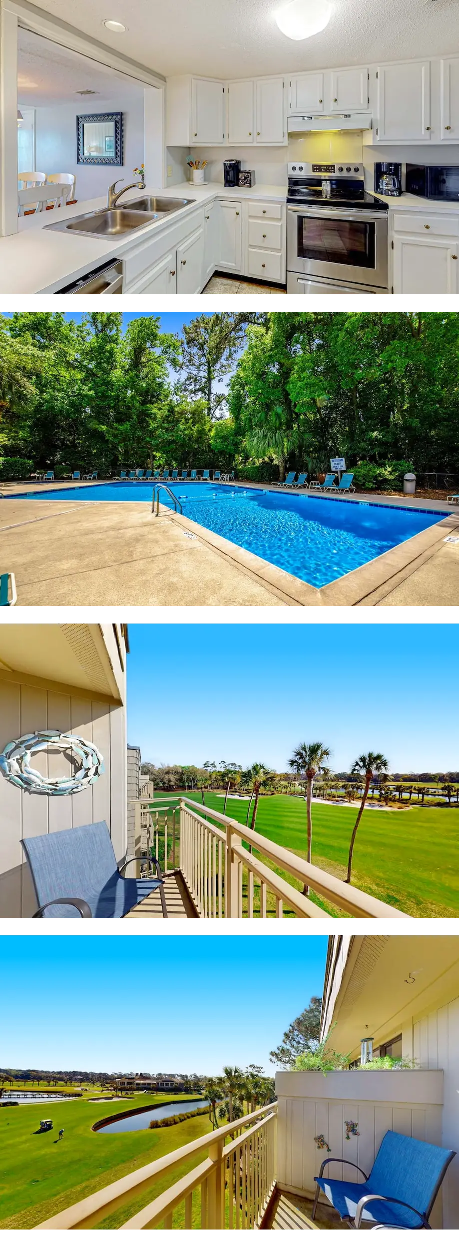 Coastal resort-style villa with pool, go...