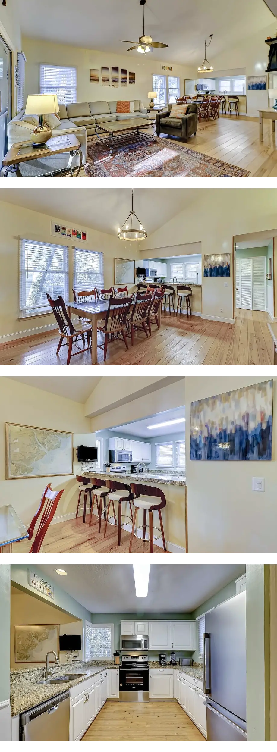 2nd-floor home with screened balcony, on...