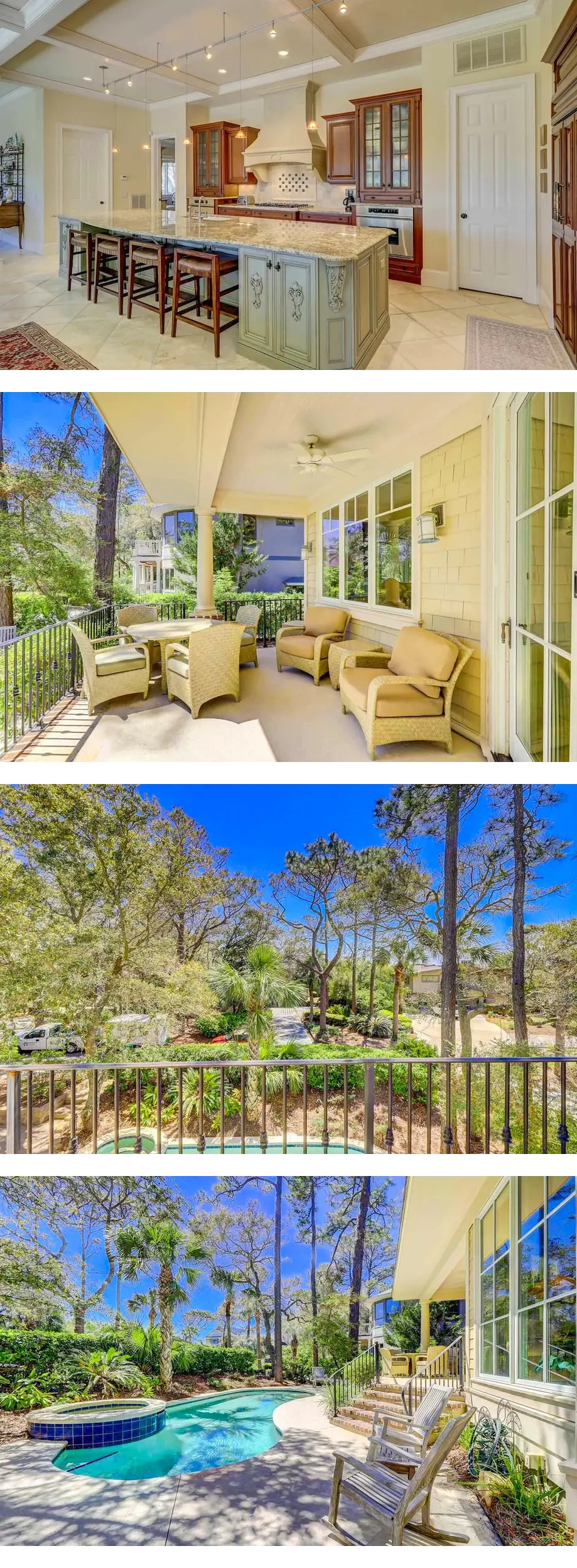 Two-story home with pool, balcony, deck,...