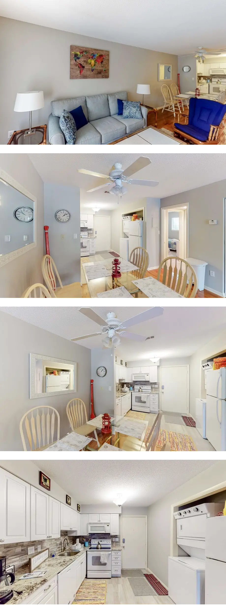 Comfy home w/full kitchen/private balcon...