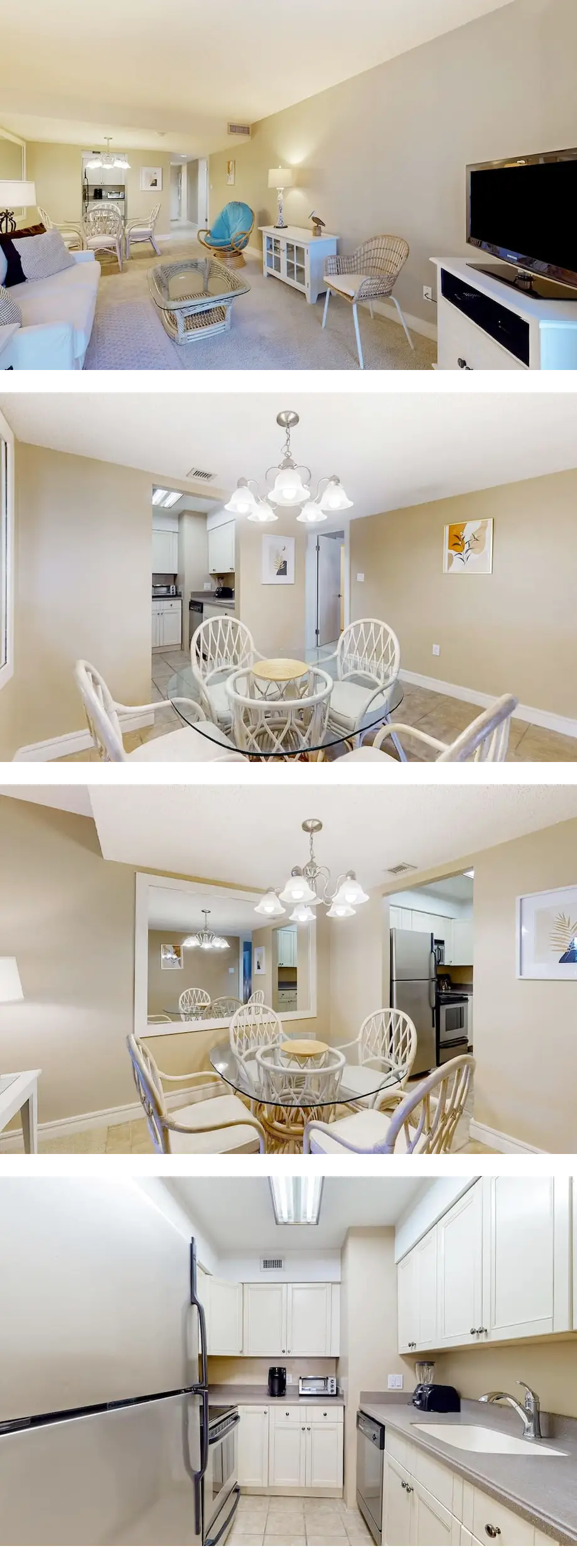 Sunny condo with central AC, pool, tenni...