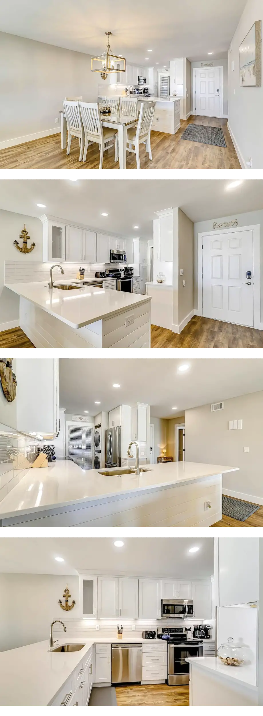 Newly-renovated ocean front condo on the...