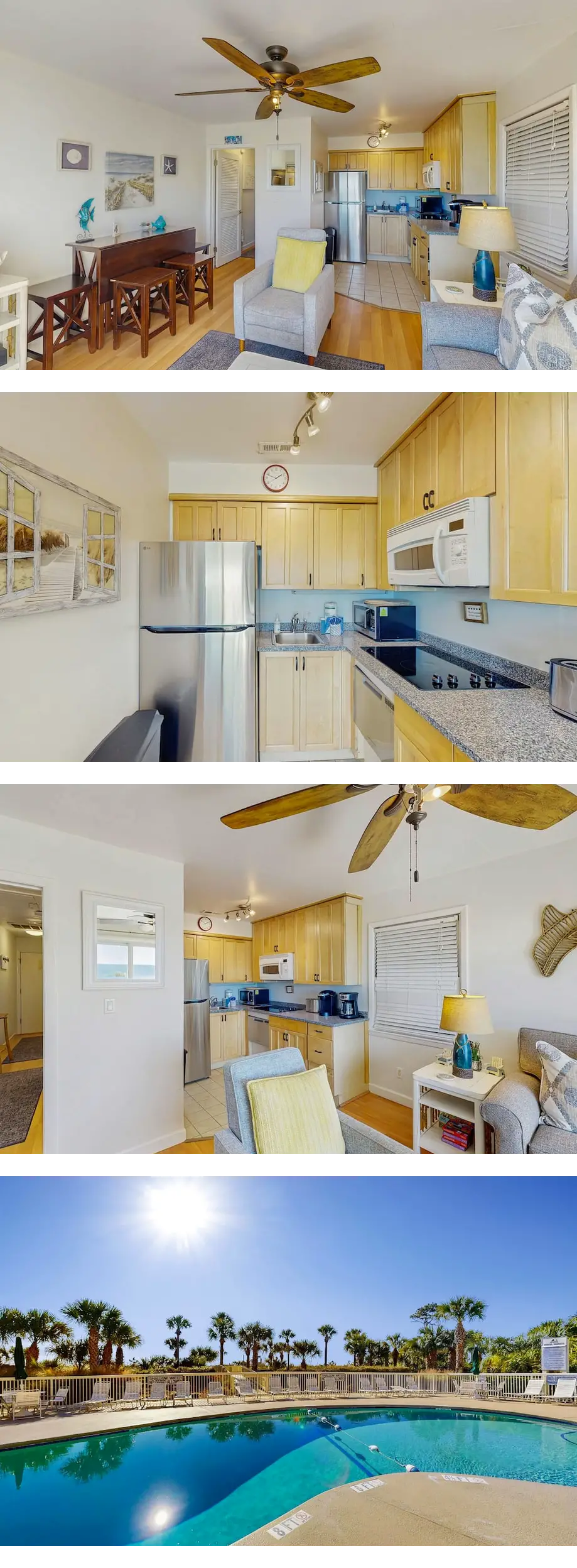 Beach condo with Ocean Views, outdoor po...