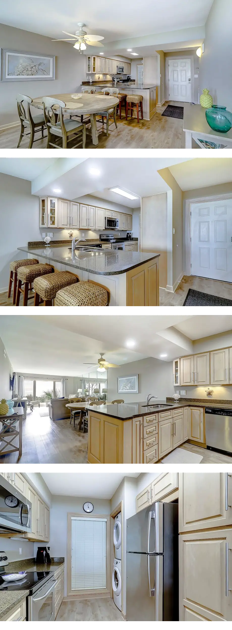 Oceanfront condo with a washer/dryer, ce...