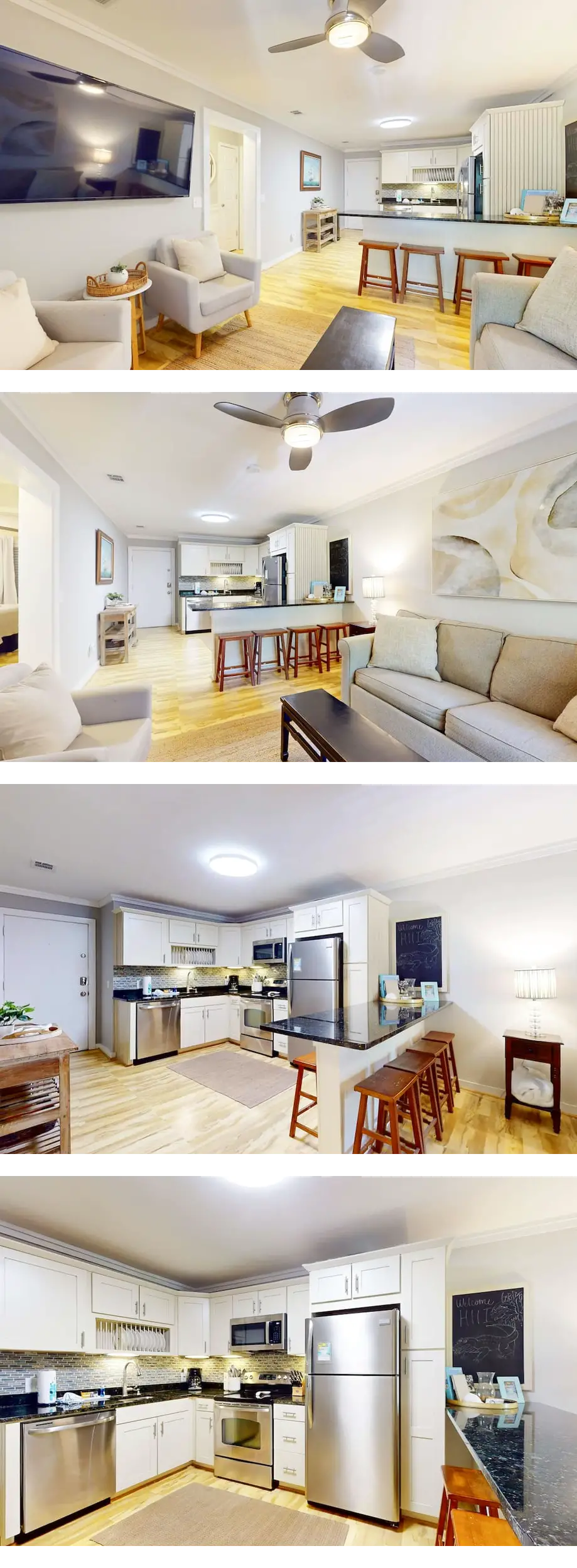 Third-floor condo with pool access, fast...