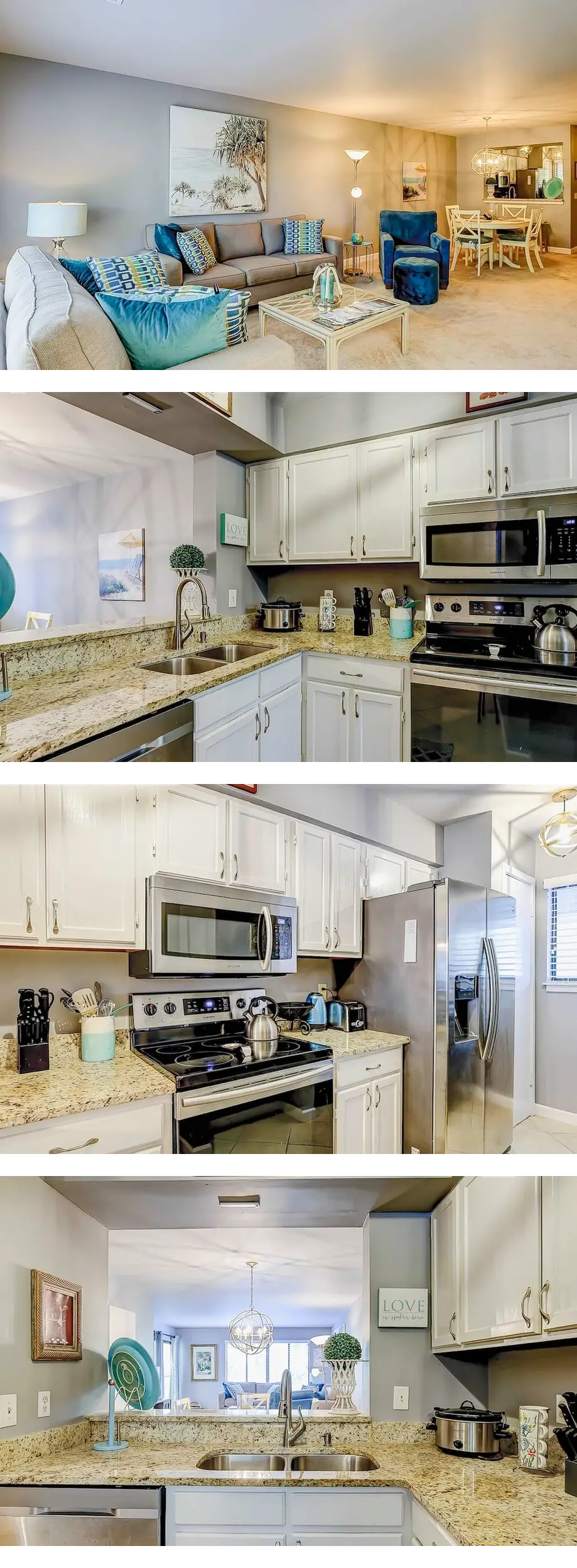 Two-story condo with pool, gym & tennis ...