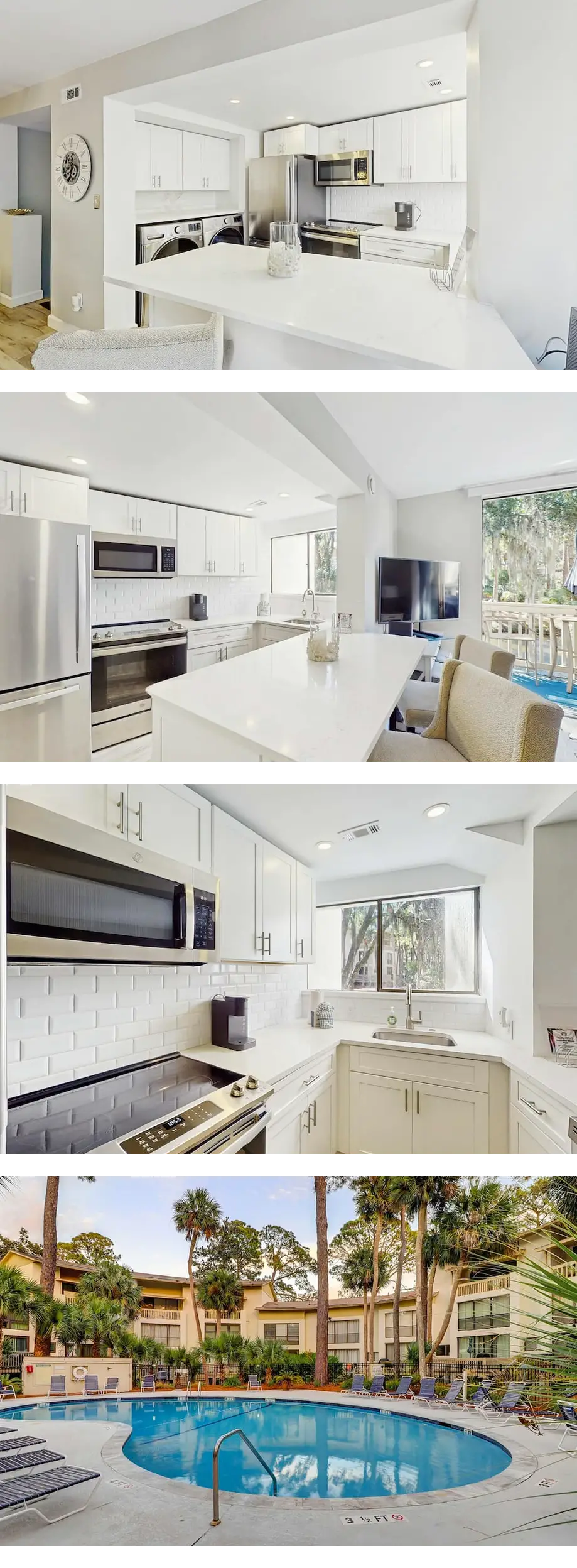 Renovated lagoon view villa with balcony...