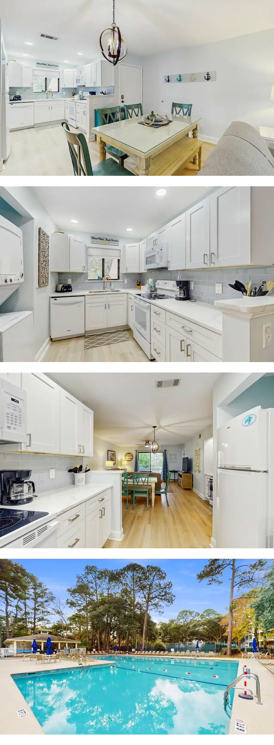 Coastal-Chic Poolside Home w/ Large Balc...