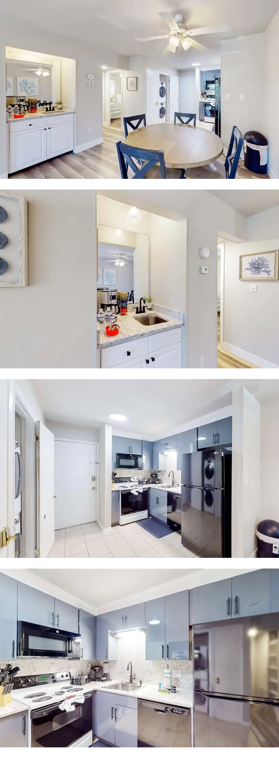 3rd-floor condo with private balcony, AC...