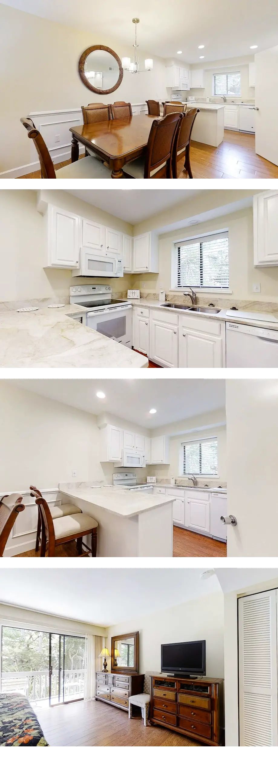 Classy condo w/ a full kitchen, furnishe...