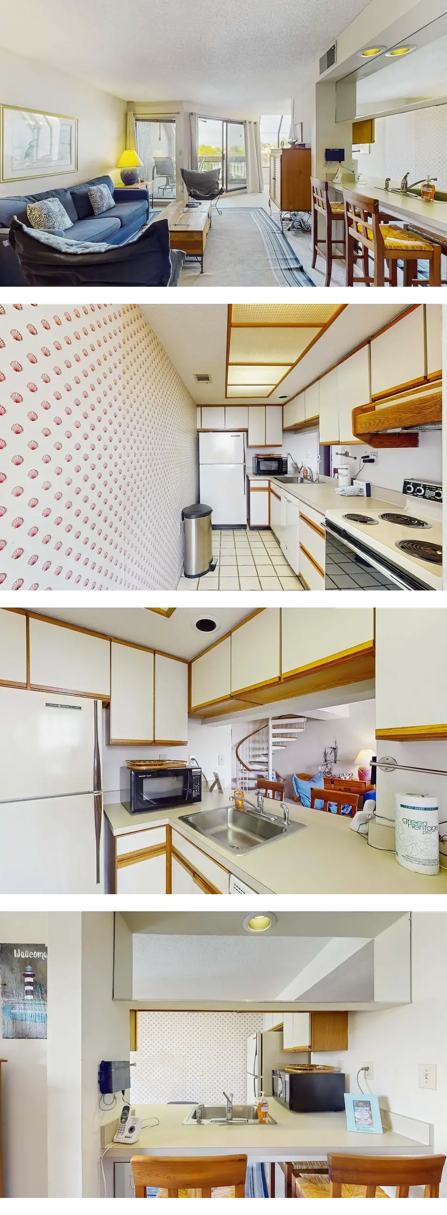 Unique condo w/ bay view, balcony & spir...