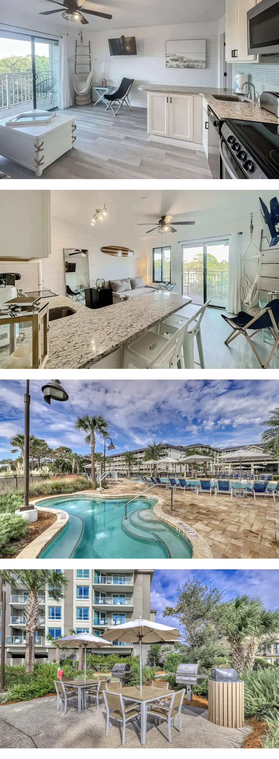 Updated condo in beachfront complex with...
