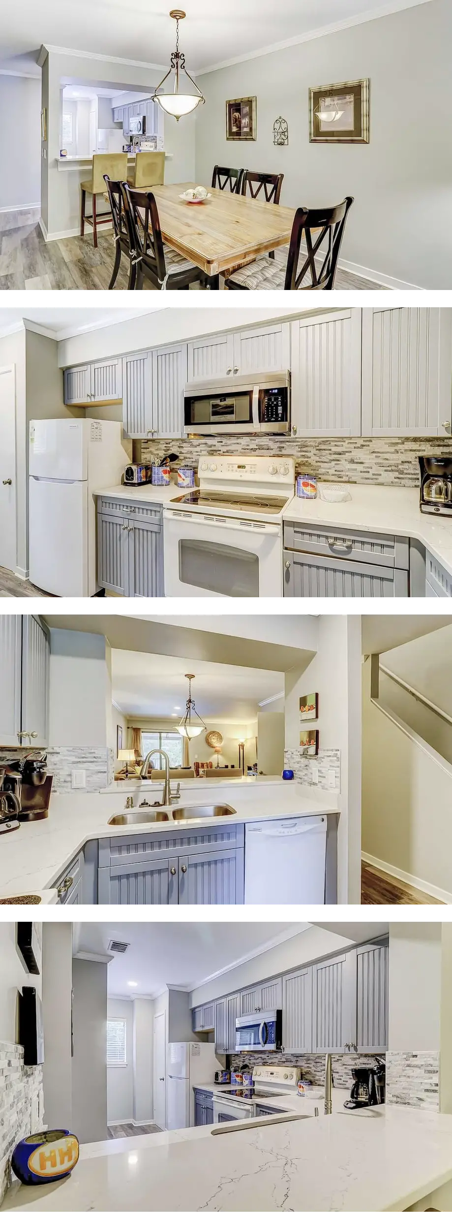 Well-appointed home with path to the bea...