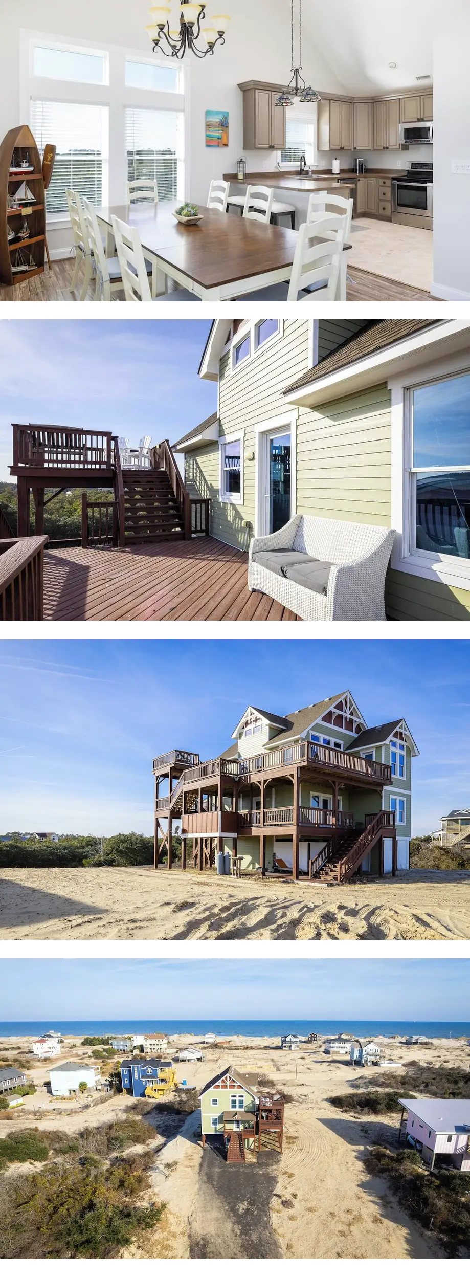 3-bedroom cottage on 4x4 beach of Coroll...