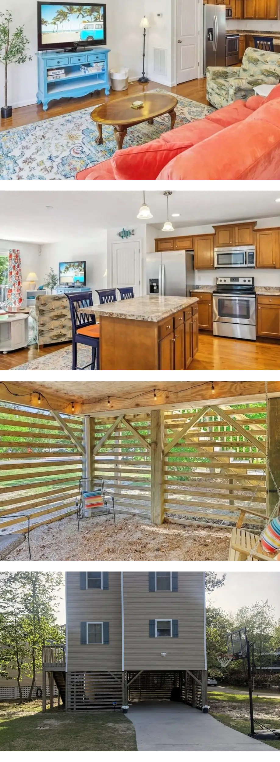 3BR beach house in Colington Harbour, mi...