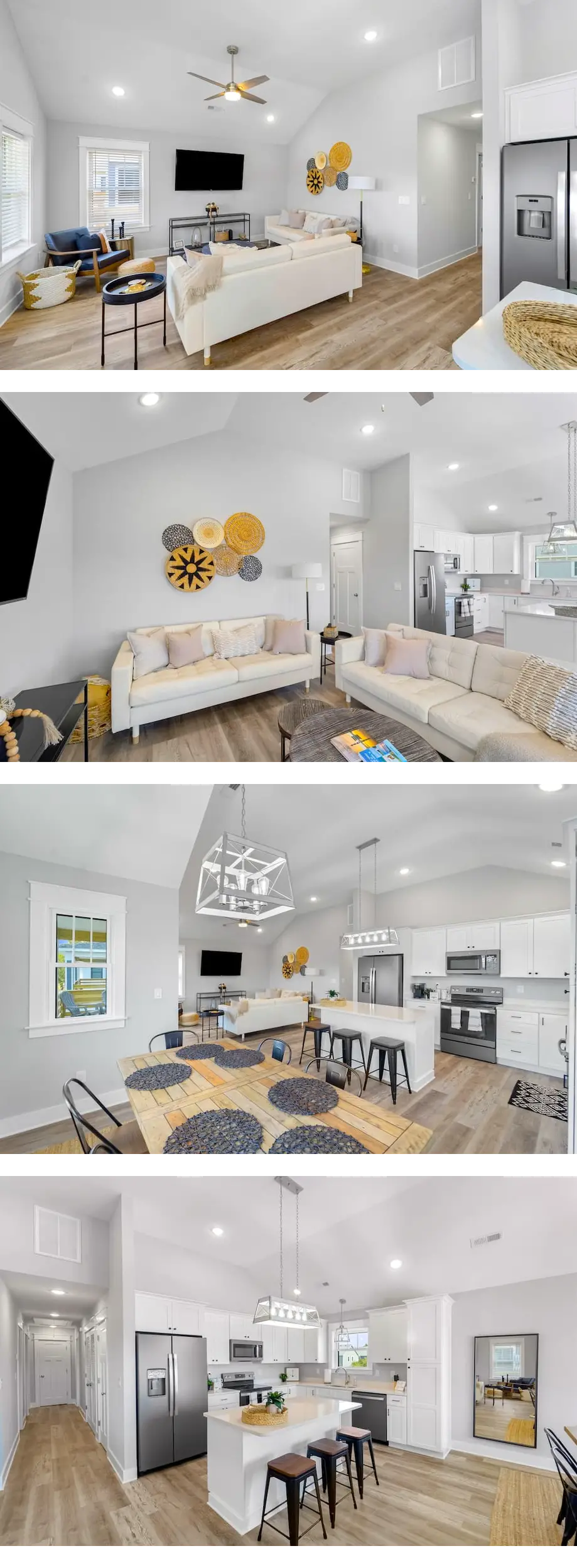 New, dog-friendly 3BR with deck & sound ...