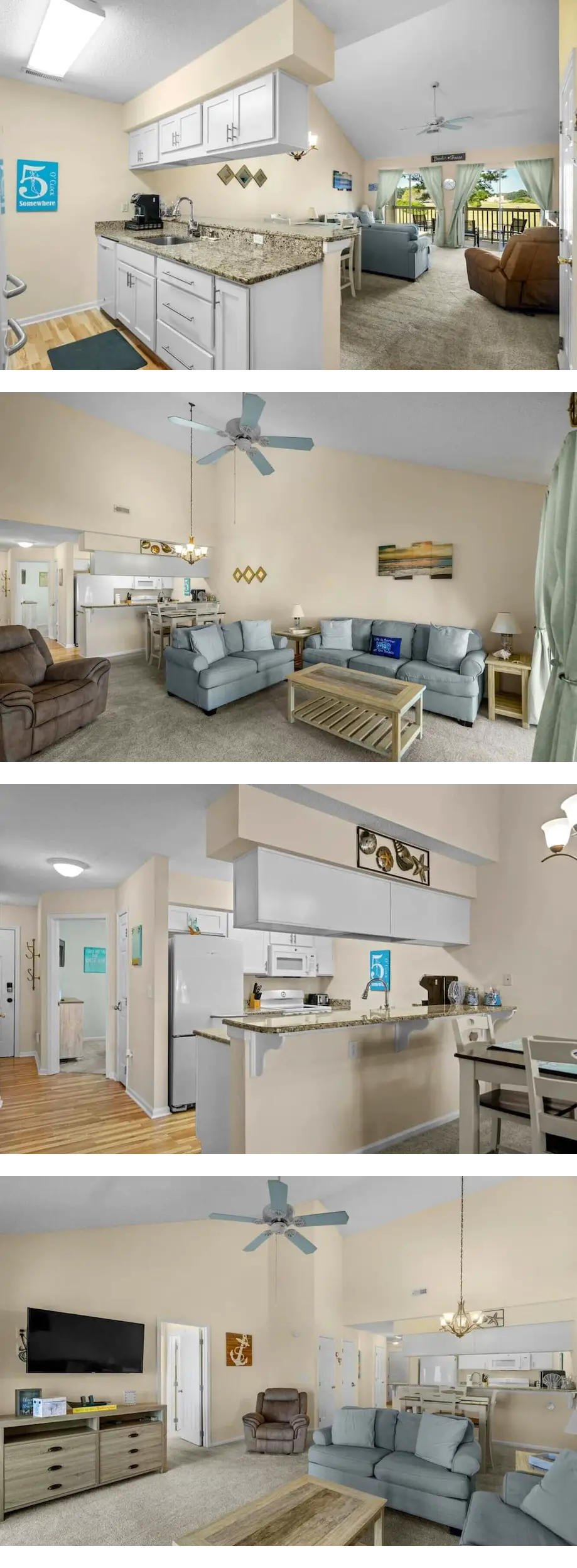 Three bedroom two bath condo in Carolina...
