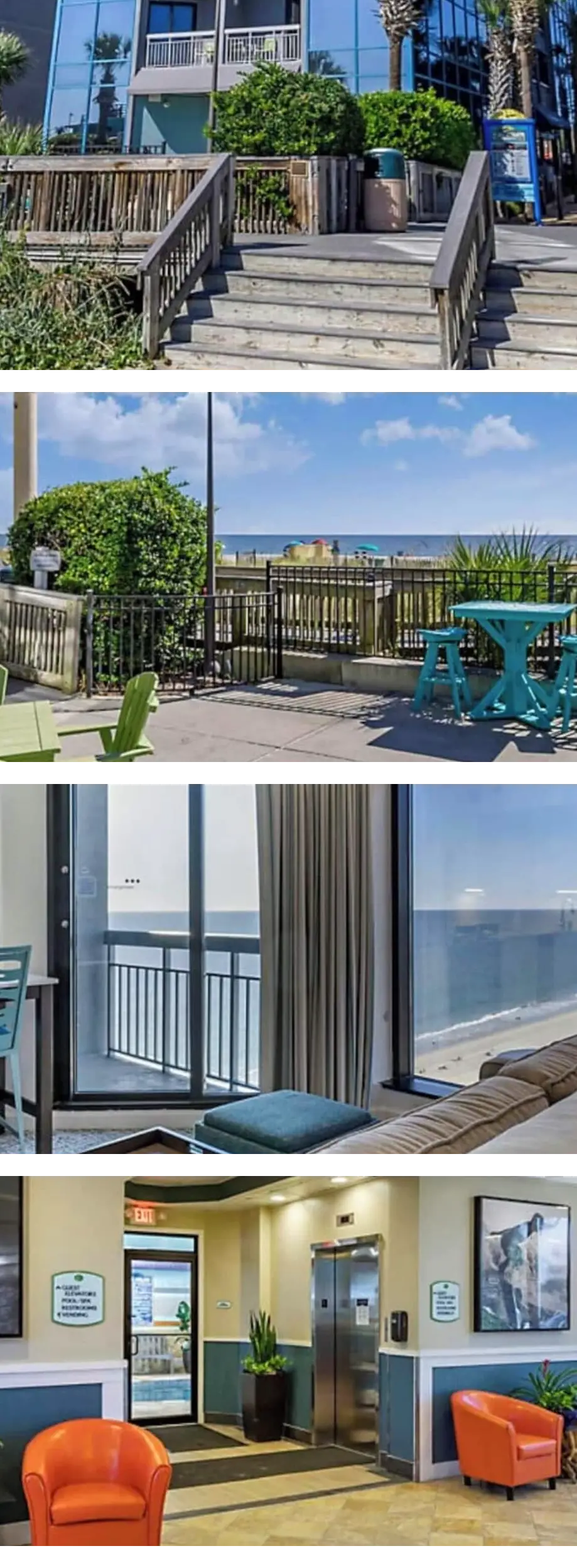 Tranquil 1-bedroom ocean front in Myrtle...