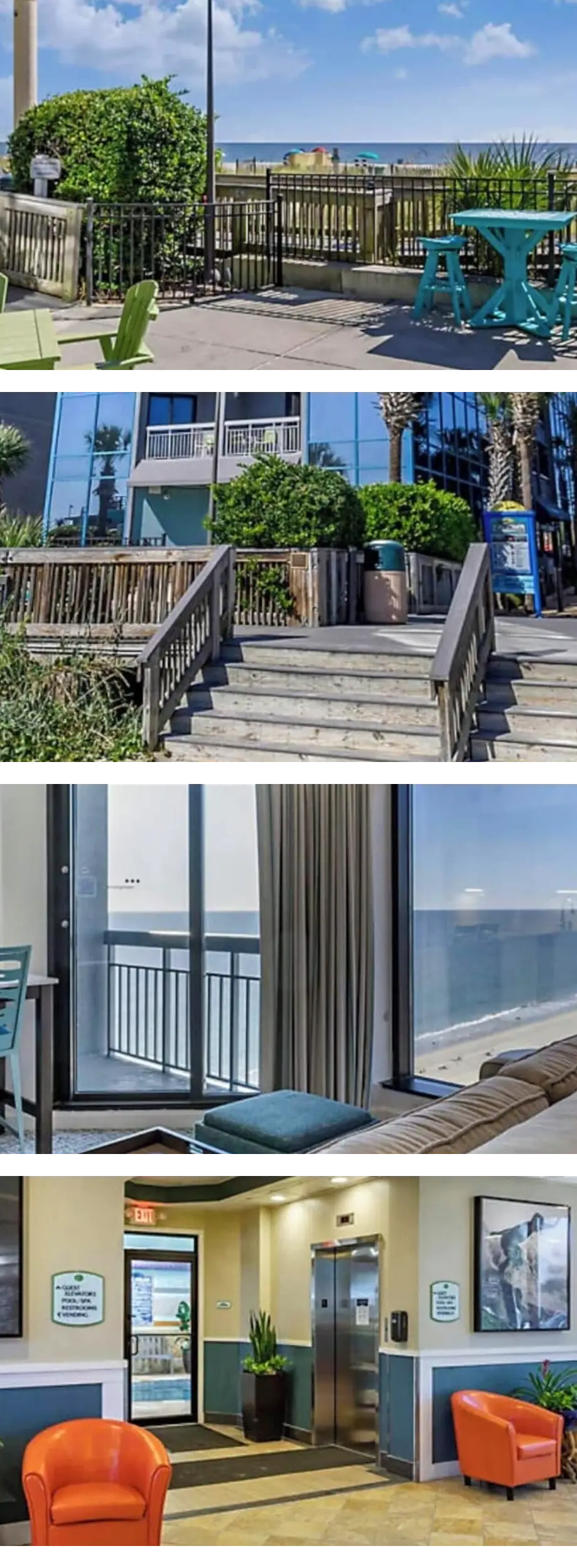 Tranquil 1-bedroom ocean front in Myrtle...