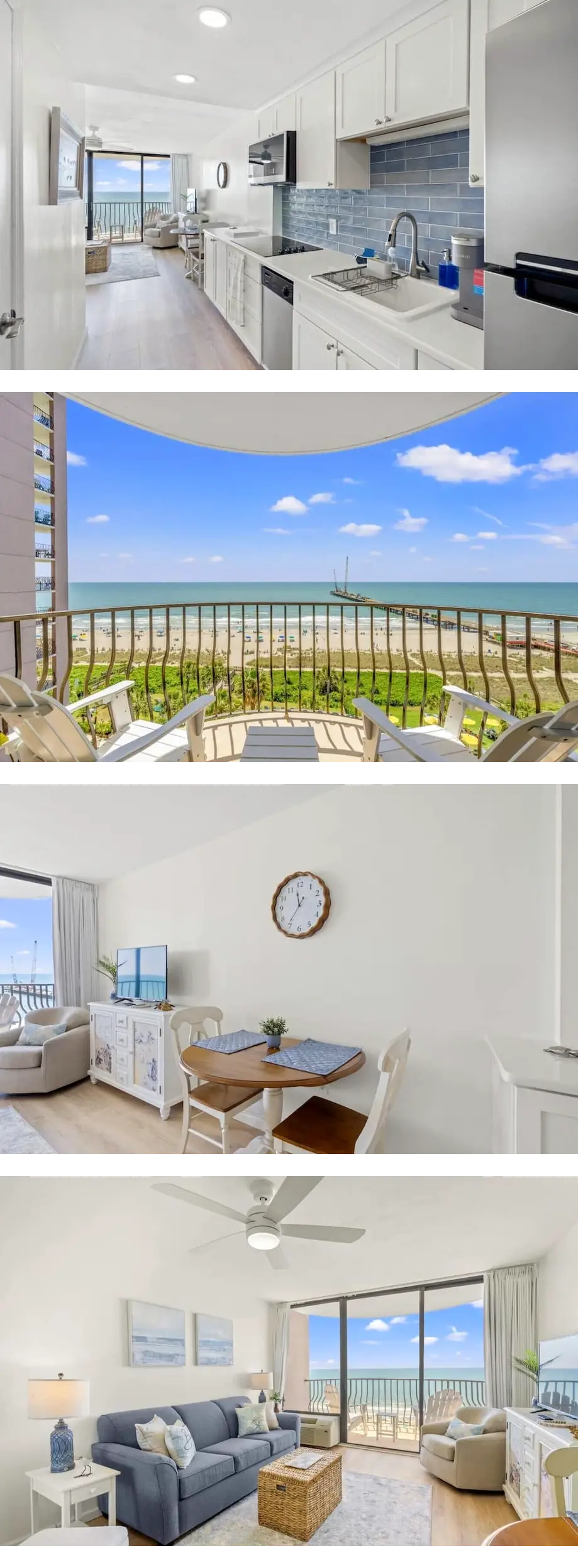 Oceanfront Condo with Resort Pools and H...