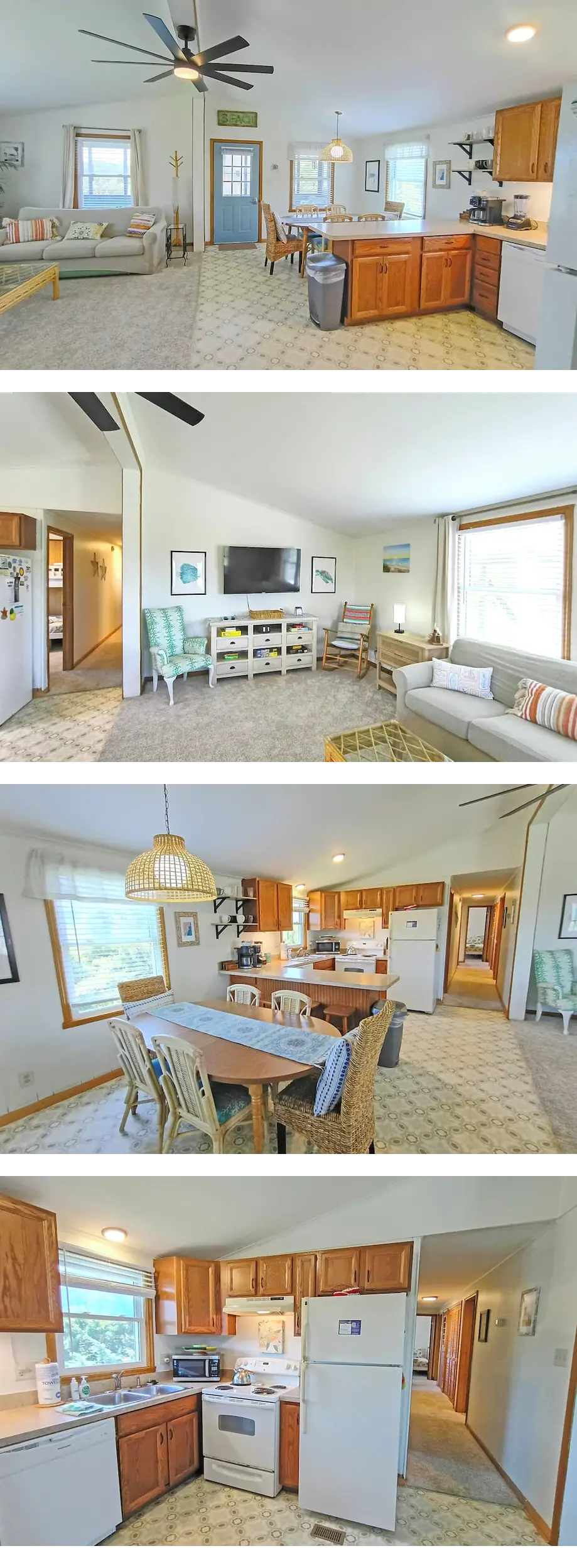4-bedroom cottage with short walk to bea...