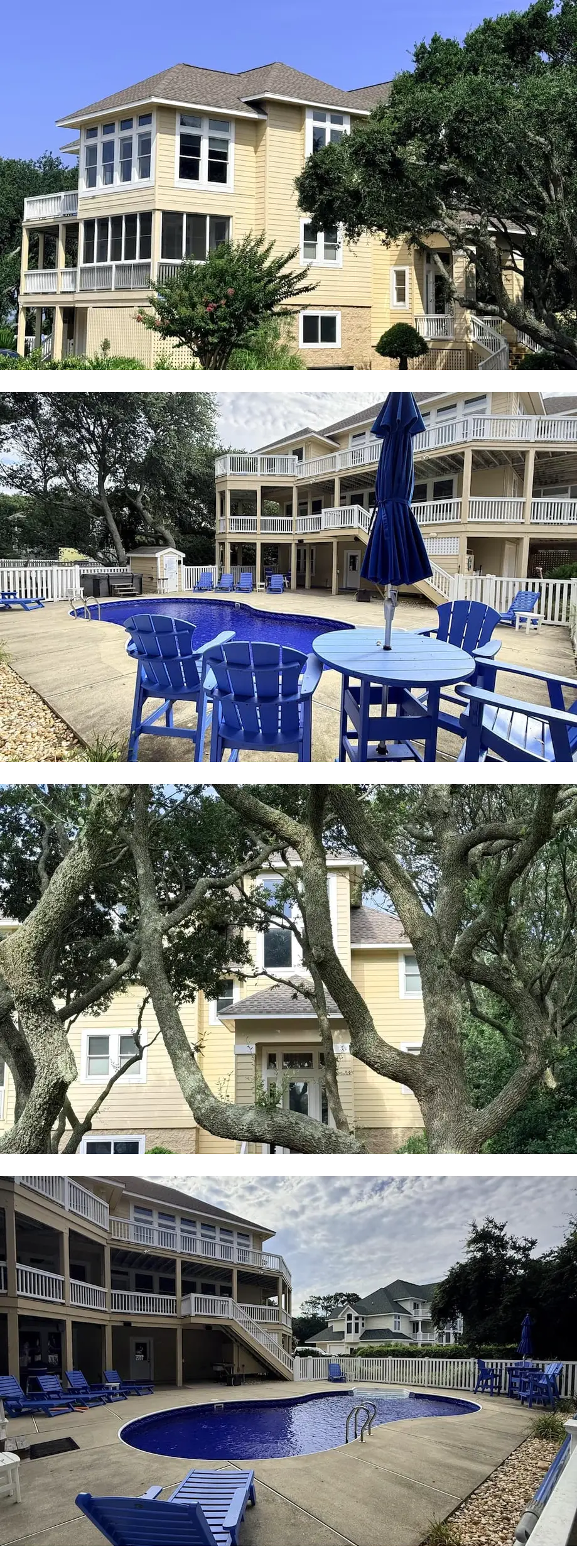 Soundfront golf retreat with pool, hot t...