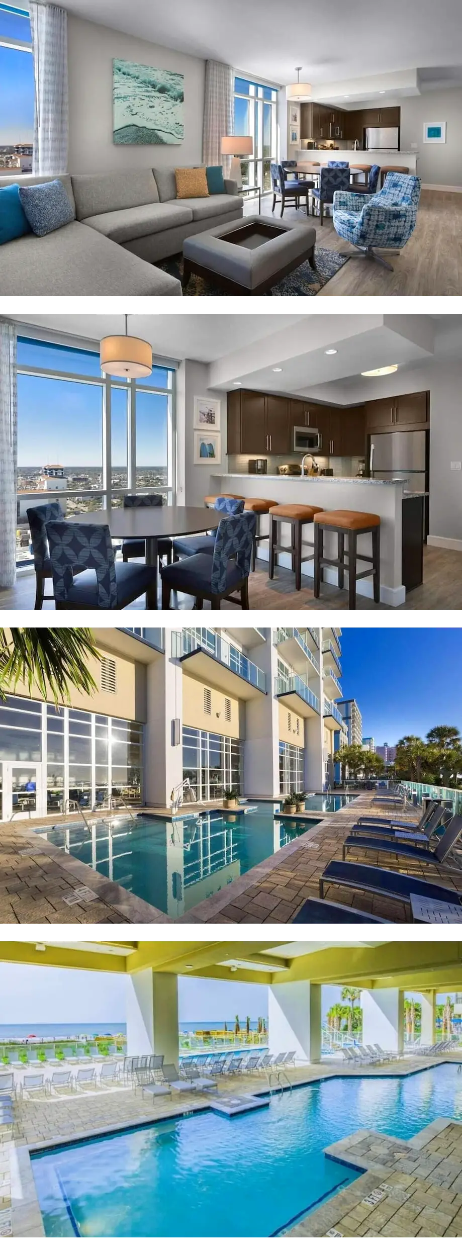 Ocean View 2BR Suite with Private Balcon...