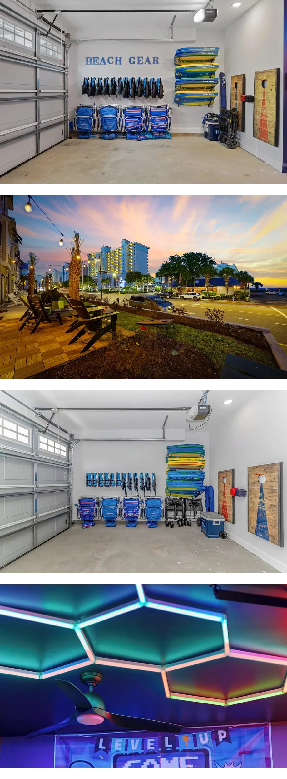 Beach House w/ Glow Arcade & Ocean Views